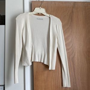 Cream colored cardigan